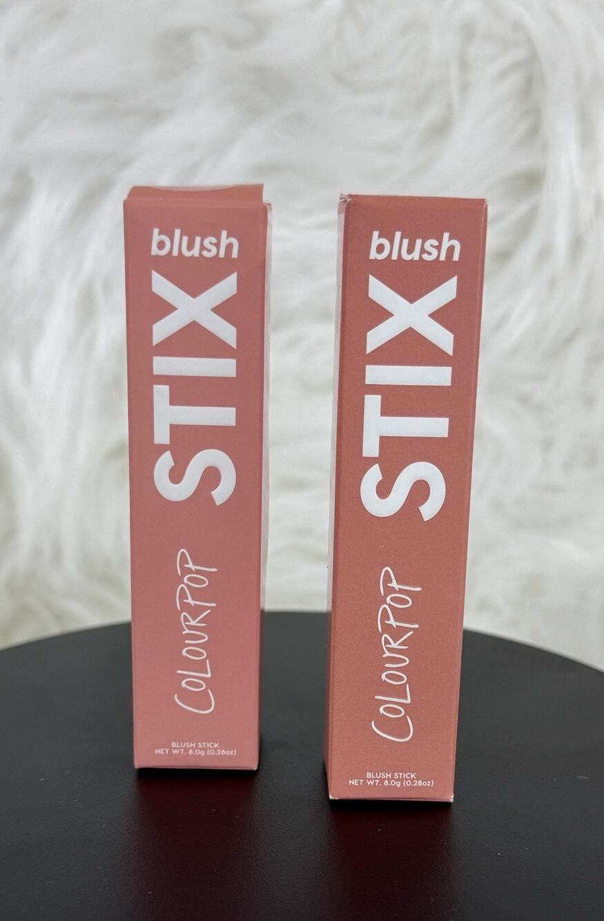 2 Full Size - Colourpop Stix COOL IT Cream Blush Stick Blush - New In Box